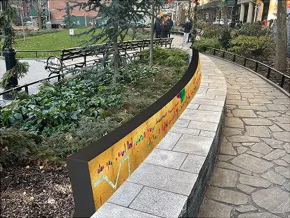 نظرة عن الفن المعروض على المقعد